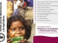 Imagen de la publicación de presentación de la colección de diez debates sobre el derecho a la alimentación y la protección social