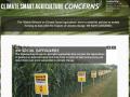 imagen de la web climate smart agriculture concerns