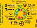 infografía sobre empresas y cumbre de sistemas alimentarios