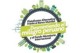 Logotipo de la movilización de sociedad civil "Desmintiendo el milagro peruano"