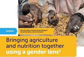 portada del informe sobre género y seguridad alimentaria