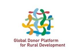 Logotipo de la plataforma global de donantes para el desarrollo rural