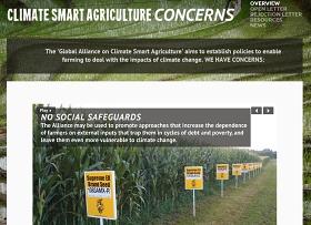 imagen de la web climate smart agriculture concerns