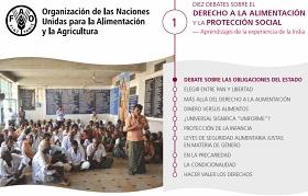 portada de la ficha sobre el primero de los diez debates sobre derecho a la alimentación y protección social