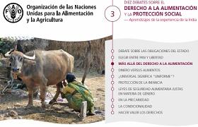 portada de la ficha que recoge el tercero de los debates sobre el derecho a la alimentación