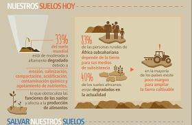 Infografía elaborada por FAO con motivo del Año Internacional de los Suelos