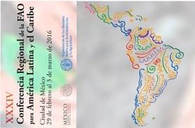 Logotipo de la Conferencia Regional de la FAO para América Latina y el Caribe