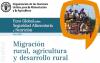 Portada del debate sobre migración y desarrollo rural
